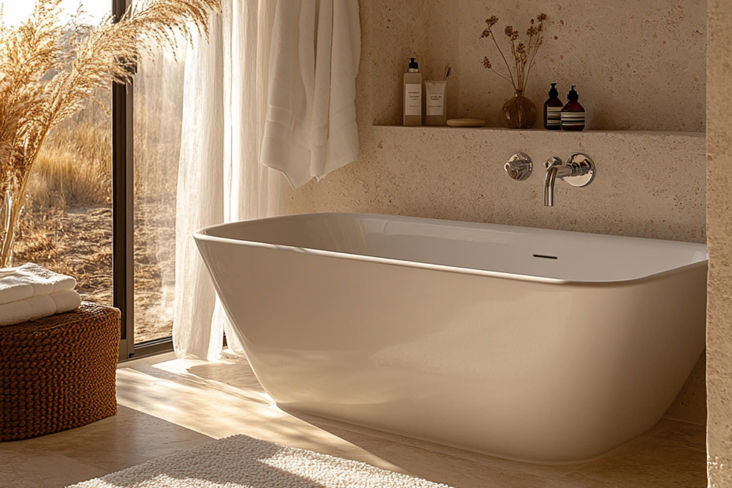 lazienka skandynawska z wanna